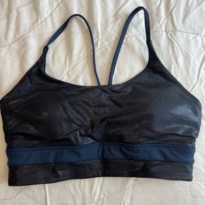 Sparkly Blue Zyia Active Sports Bra